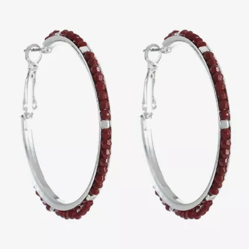 Mixit Womens 41.6mm Hypoallergenic Hoop Earrings