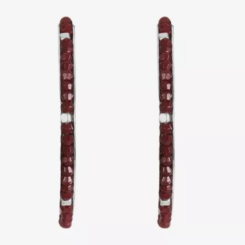 Mixit Womens 41.6mm Hypoallergenic Hoop Earrings