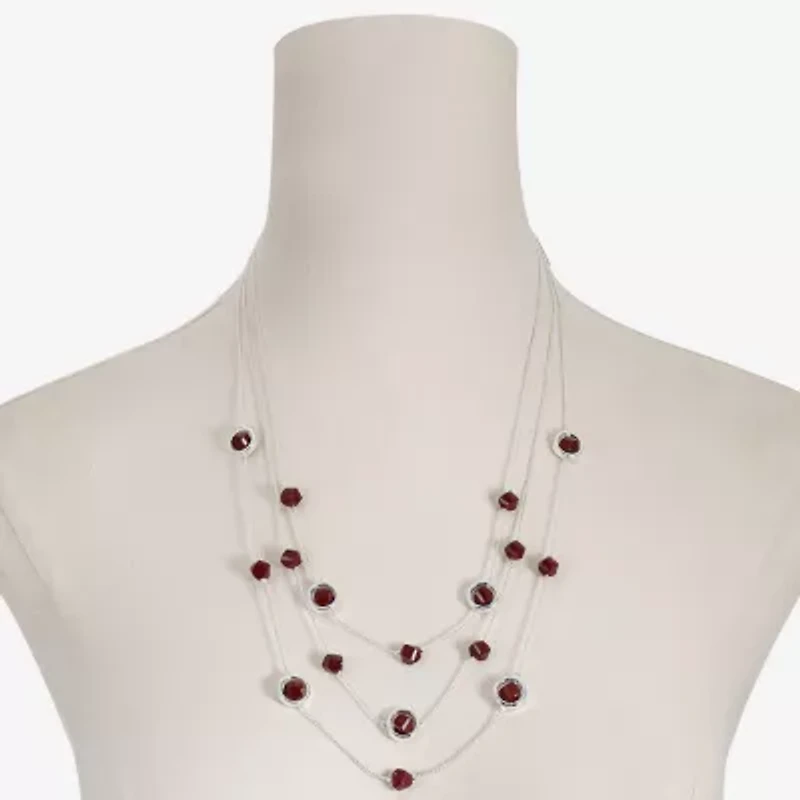 Mixit Womens 21 Inch Illusion Necklace