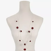 Mixit Womens 33 Inch Illusion Necklace