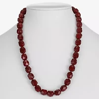 Mixit Womens 17 Inch Beaded Necklace