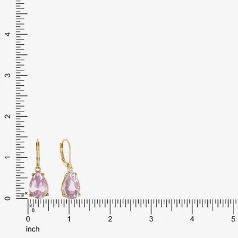 Monet Jewelry Womens Glass Drop Earrings