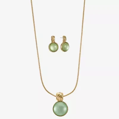 Liz Claiborne Womens Round 2-pc. Jewelry Set