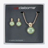 Liz Claiborne Womens Round 2-pc. Jewelry Set