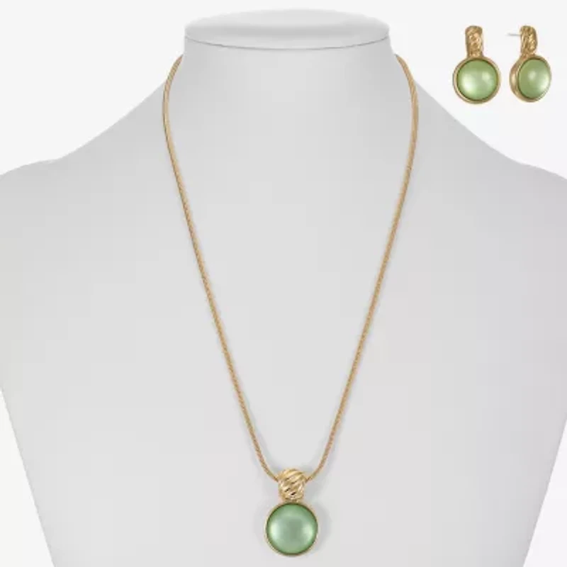 Liz Claiborne Womens Round 2-pc. Jewelry Set
