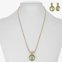 Liz Claiborne Womens Round 2-pc. Jewelry Set