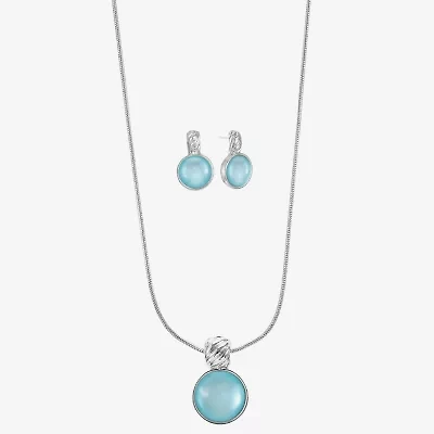 Liz Claiborne Womens Round 2-pc. Jewelry Set