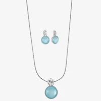 Liz Claiborne Womens Round 2-pc. Jewelry Set