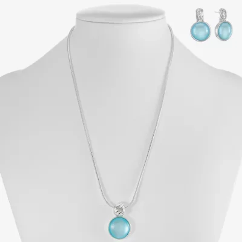 Liz Claiborne Womens Round 2-pc. Jewelry Set