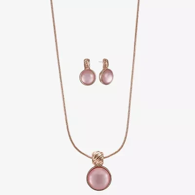 Liz Claiborne Womens Round 2-pc. Jewelry Set