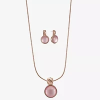 Liz Claiborne Womens Round 2-pc. Jewelry Set