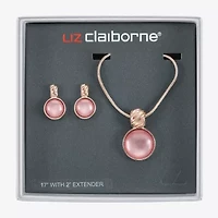Liz Claiborne Womens Round 2-pc. Jewelry Set