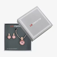 Liz Claiborne Womens Round 2-pc. Jewelry Set