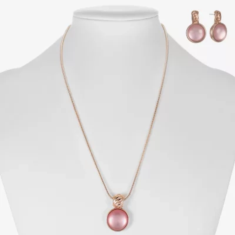 Liz Claiborne Womens Round 2-pc. Jewelry Set