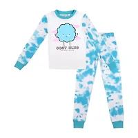 Little & Big Kid Girls Crew Neck Long Sleeve 2-pc. Pajama Sets