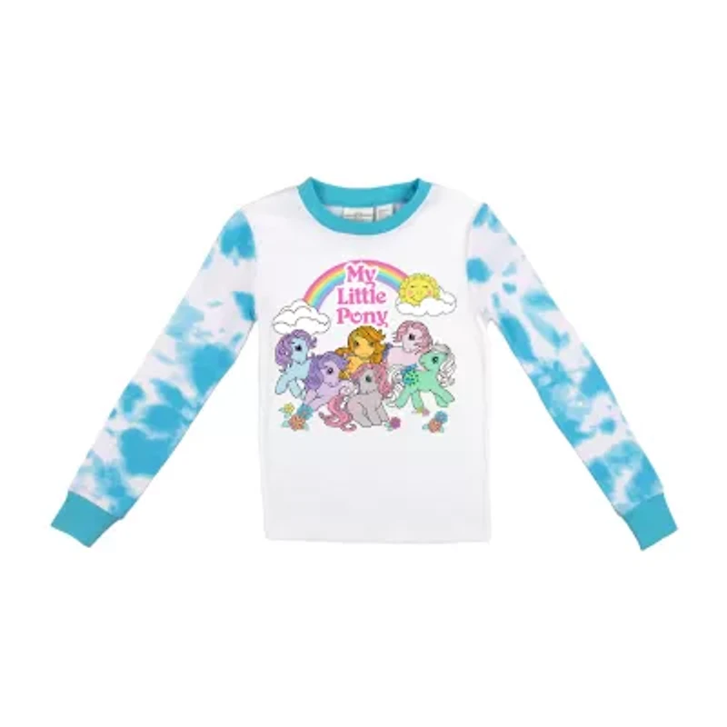 Little & Big Kid Girls My Pony Crew Neck Long Sleeve 2-pc. Pajama Sets