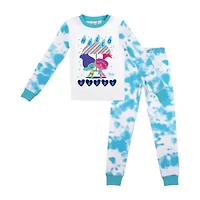 Little & Big Kid Girls Trolls Crew Neck Long Sleeve 2-pc. Pajama Sets