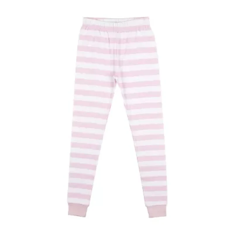 Little & Big Kid Girls Crew Neck Short Sleeve 2-pc. Pajama Sets