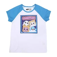 Little & Big Kid Girls Lankybox Crew Neck Short Sleeve 2-pc. Pajama Sets