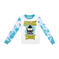 Little & Big Kid Boys Crew Neck Long Sleeve 2-pc. Pajama Pants