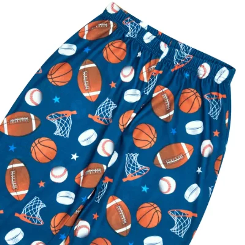 Toddler Boys Crew Neck 2-pc. Pajama Pants