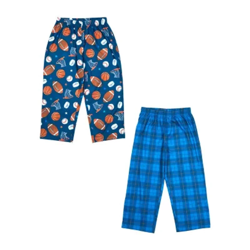 Toddler Boys Crew Neck 2-pc. Pajama Pants