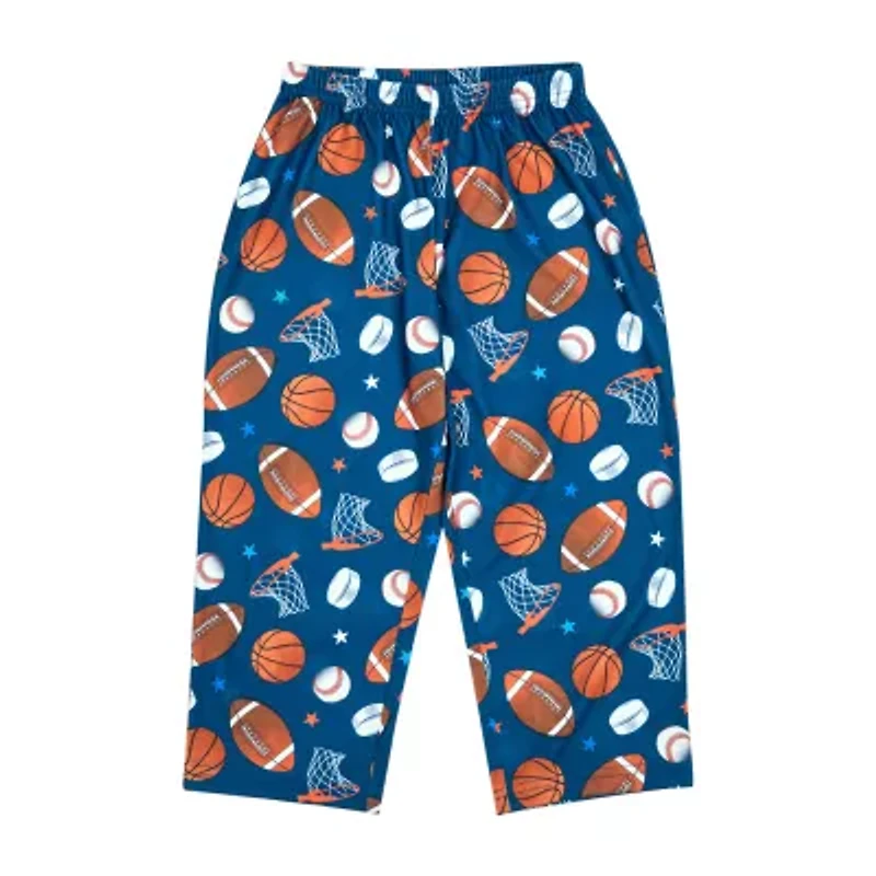 Toddler Boys Crew Neck 2-pc. Pajama Pants