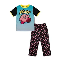 Little & Big Kid Boys Kirby Crew Neck Short Sleeve 2-pc. Pajama Pants