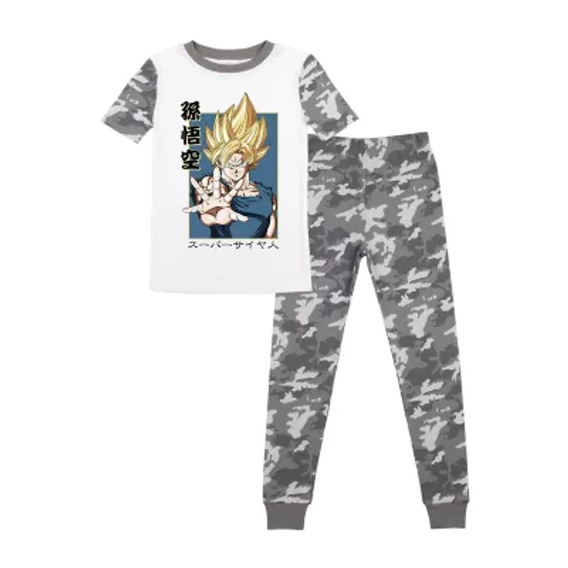 Little & Big Kid Boys Dragon Ball Z 2-pc. Pajama Pants