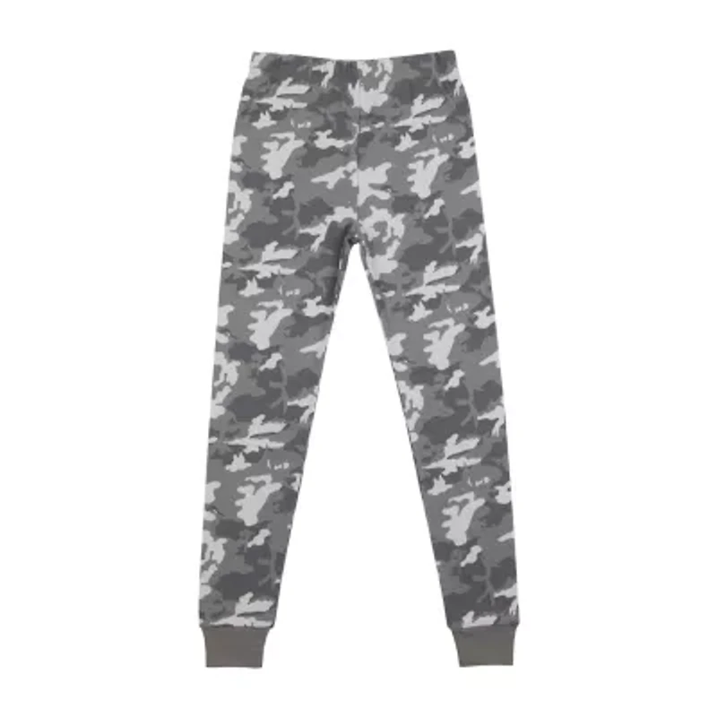 Little & Big Kid Boys Crew Neck Long Sleeve 2-pc. Pajama Pants