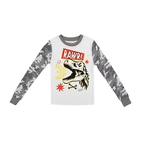 Little & Big Kid Boys Crew Neck Long Sleeve 2-pc. Pajama Pants