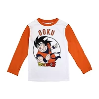 Little & Big Kid Boys Dragon Ball Z Crew Neck Long Sleeve 2-pc. Pajama Pants