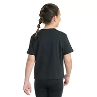 adidas Big Kid Girls Crew Neck Short Sleeve Regular Fit Graphic T-Shirt