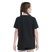 adidas Big Kid Girls Crew Neck Short Sleeve Regular Fit Graphic T-Shirt
