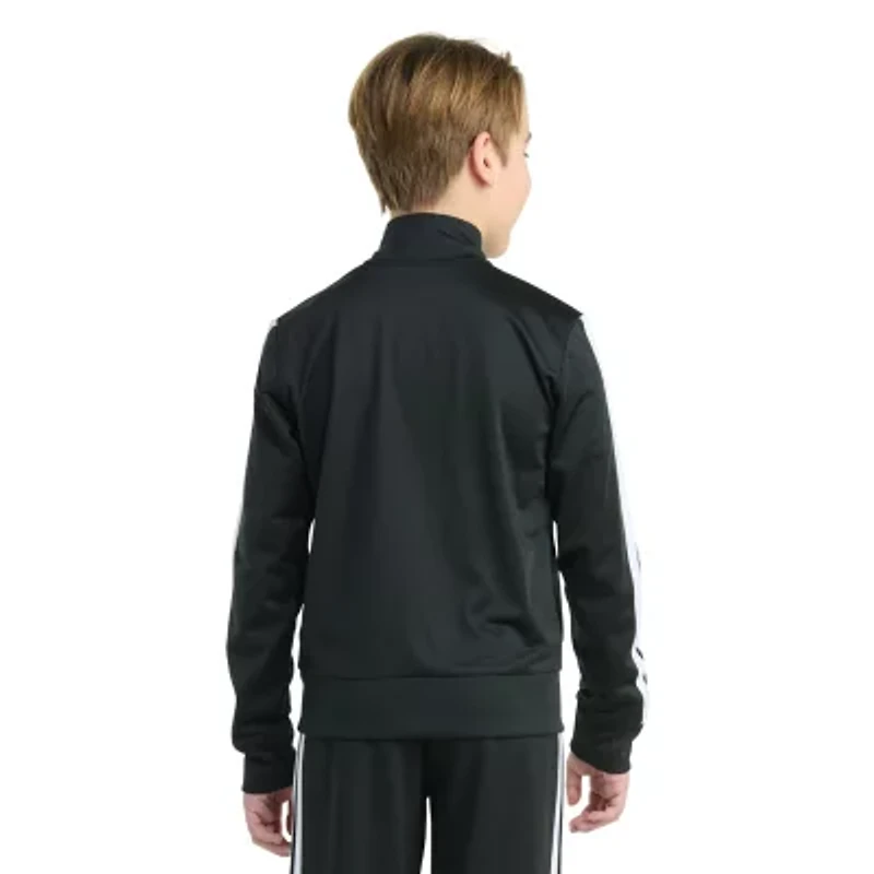 adidas Iconic Tricot Big Kid Boys Lightweight Track Jacket