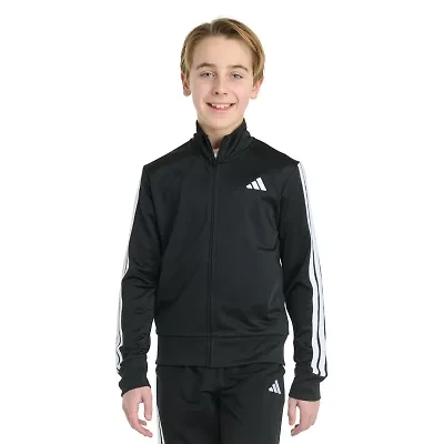 adidas Iconic Tricot Big Kid Boys Lightweight Track Jacket