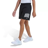 adidas Big Kid Boys Mid Rise Fleece Pull-On Short