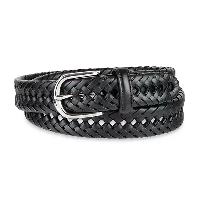 Stafford 32mm Basket Weave Mens Belt