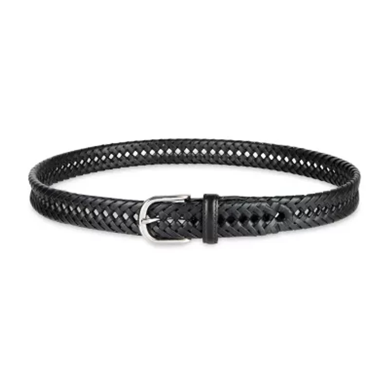 Stafford 32mm Basket Weave Mens Belt