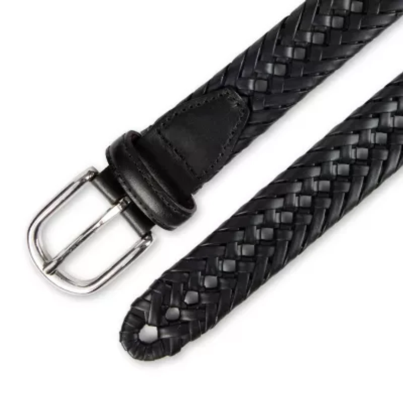 Stafford 32mm Basket Weave Mens Belt