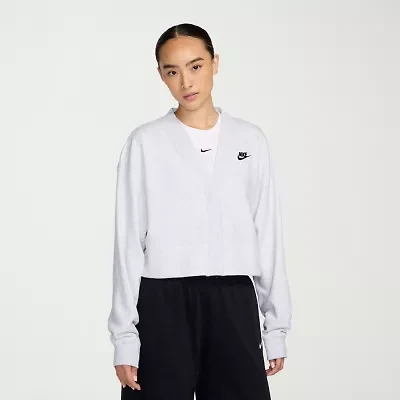Nike Womens Y Neck Long Sleeve Cardigan