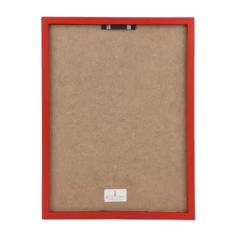 The Cat In The Hat Framed Book Cover Replica Red Wooden Framed Print