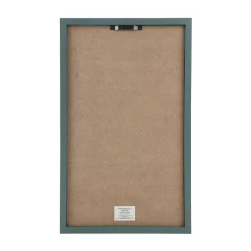 Uss Enterprise Owner'S Manual Replica Gray Wooden Framed Print