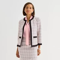 Black Label by Evan-Picone Womens Classic Fit Suit Jacket