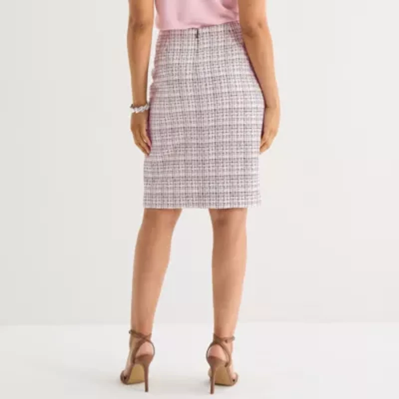 Black Label by Evan-Picone Womens Suit Skirt