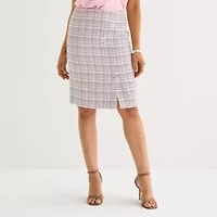 Black Label by Evan-Picone Womens Suit Skirt