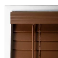 Cut-to-Width 2" Cordless Faux-Wood Blinds