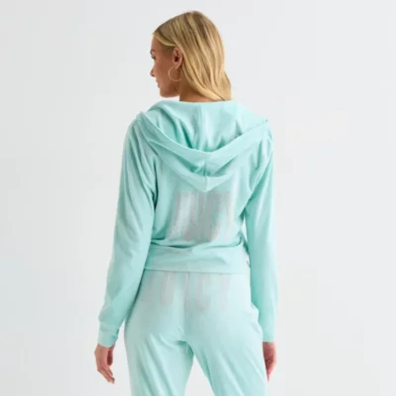 Juicy By Couture Womens Juniors Lightweight Track Jacket