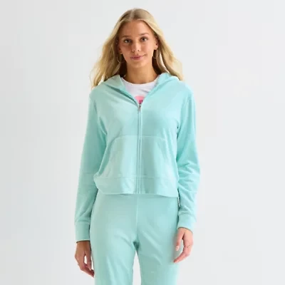 Juicy By Couture Womens Juniors Lightweight Track Jacket