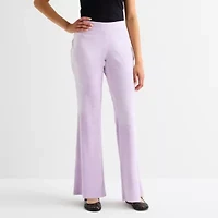 Juicy By Couture Womens Juniors Flare Mid Rise Track Pant